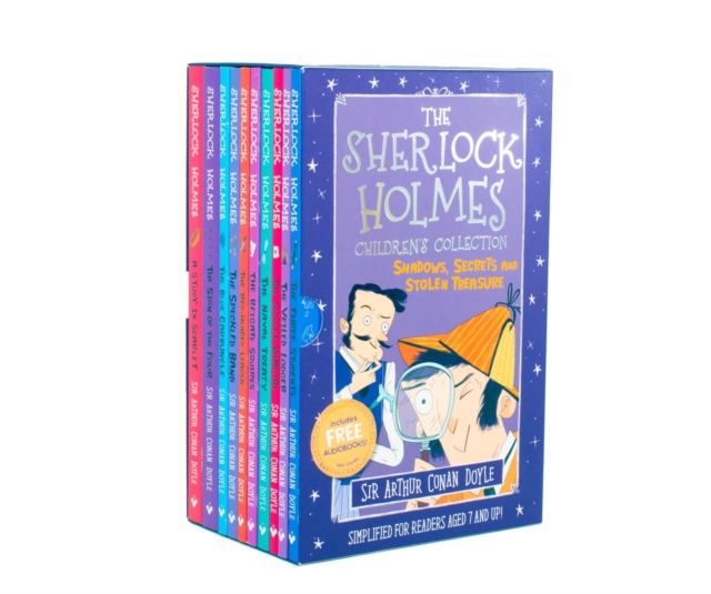 The Sherlock Holmes Children's Collection: Shadows, Secrets and Stolen Treasure, Boxed pack Book