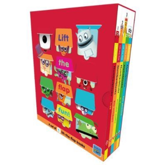 Numberblocks and Alphablocks 5 Book Lift-the-Flap Set, Boxed pack Book