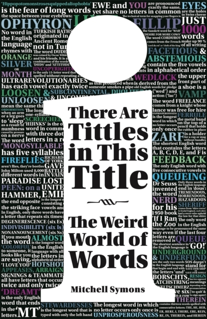 There Are Tittles in This Title : The Weird World of Words, EPUB eBook