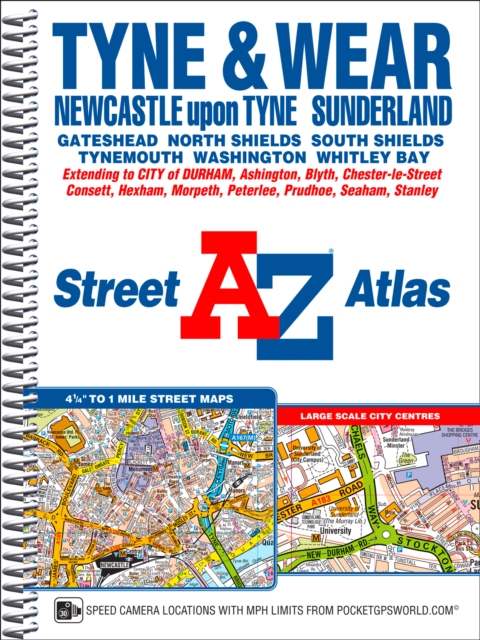 Tyne and Wear A-Z Street Atlas (spiral), Spiral bound Book