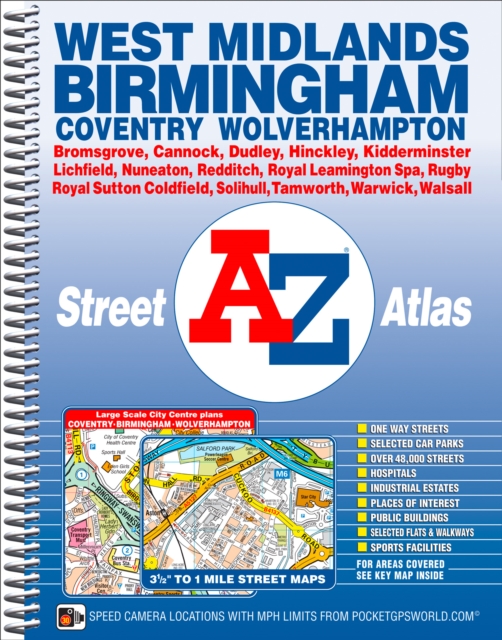 West Midlands A-Z Street Atlas (spiral), Spiral bound Book