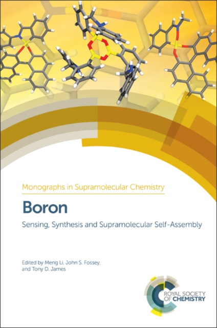 Boron : Sensing, Synthesis and Supramolecular Self-Assembly, PDF eBook