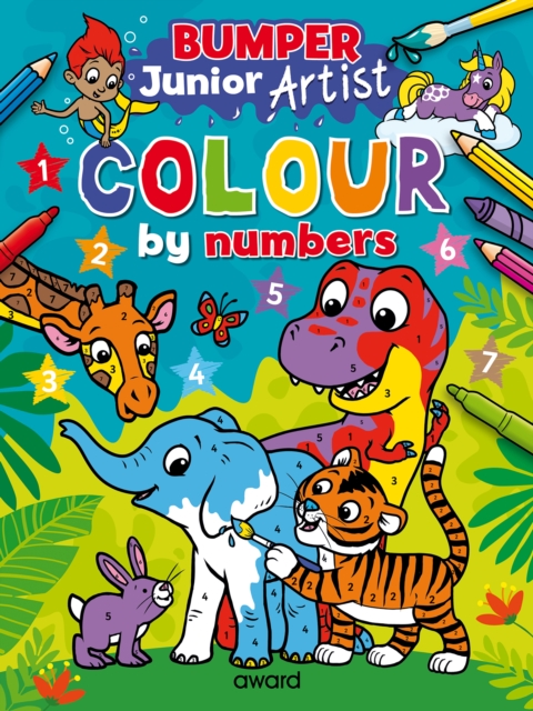 Junior Artist Bumper Colour By Numbers, Paperback / softback Book