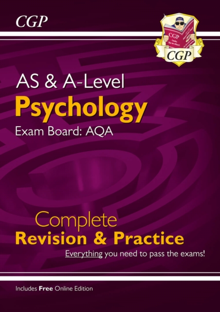 AS and A-Level Psychology: AQA Complete Revision & Practice with Online Edition: for the 2024 and 2025 exams, Paperback / softback Book