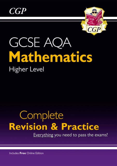GCSE Maths AQA Complete Revision & Practice: Higher inc Online Ed, Videos & Quizzes, Multiple-component retail product, part(s) enclose Book