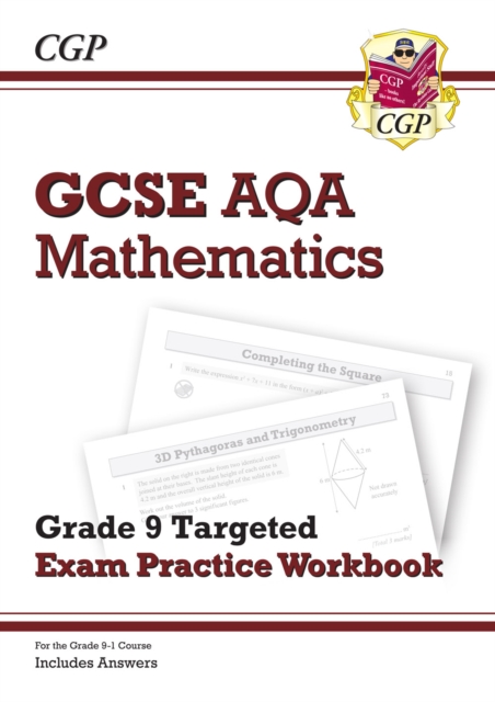 GCSE Maths AQA Grade 8-9 Targeted Exam Practice Workbook (includes Answers), Paperback / softback Book