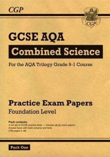 GCSE Combined Science AQA Practice Papers: Foundation Pack 1: for the 2024 and 2025 exams, Paperback / softback Book