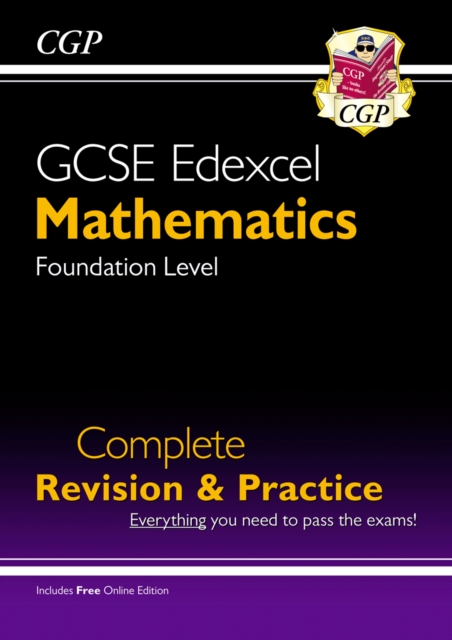 GCSE Maths Edexcel Complete Revision & Practice: Foundation inc Online Ed, Videos & Quizzes, Multiple-component retail product, part(s) enclose Book