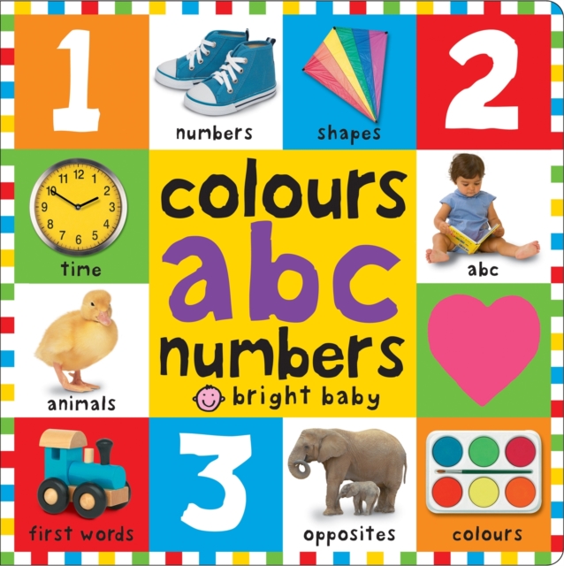 Colours ABC Numbers : First 100 Books, Board book Book