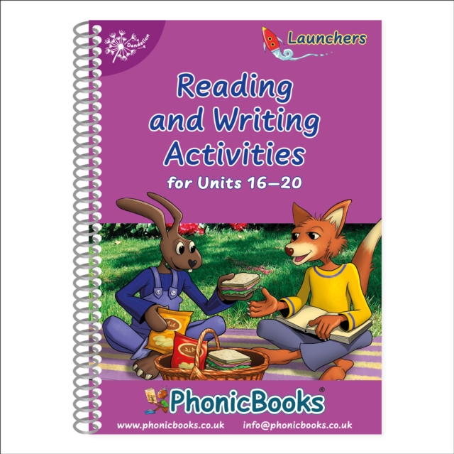 Dandelion Launchers Workbook Reading and Writing Activities for Units 16-20, Spiral bound Book