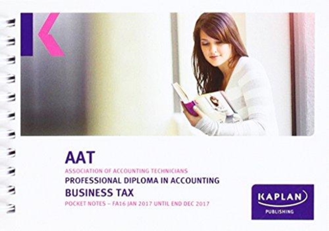 AAT Business Tax FA2016 - Pocket Notes, Paperback / softback Book
