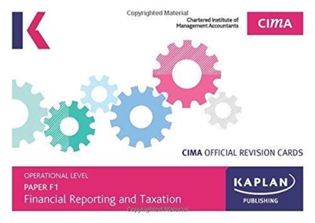 F1 FINANCIAL REPORTING AND TAXATION - REVISION CARDS, Paperback / softback Book