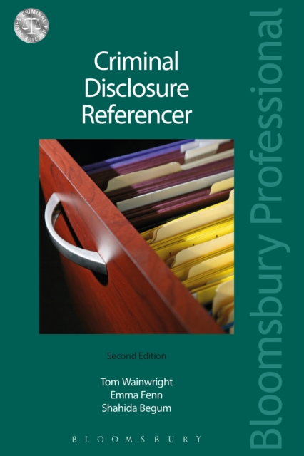Criminal Disclosure Referencer, PDF eBook