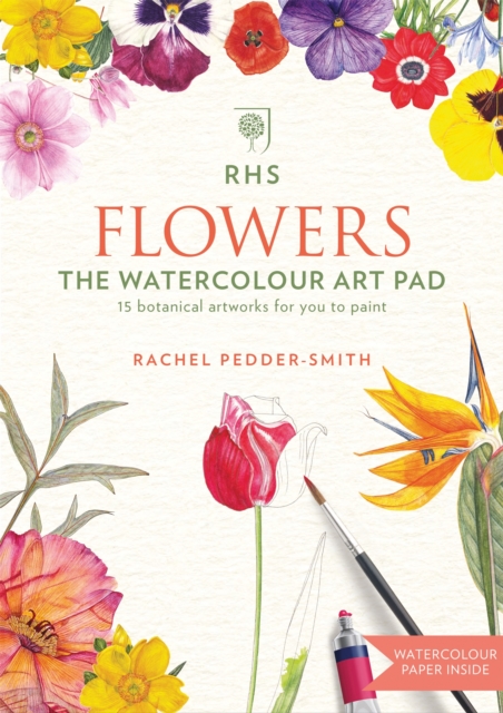 RHS Flowers The Watercolour Art Pad, Paperback / softback Book