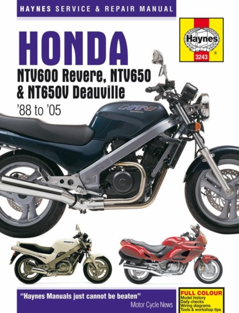 Honda NTV600 Revere, NTV650 & NTV650V Deauville (88-05) : 88-05, Paperback / softback Book