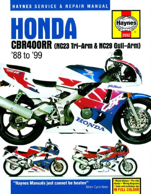 Honda CBR400RR Fours (88 - 99), Paperback / softback Book