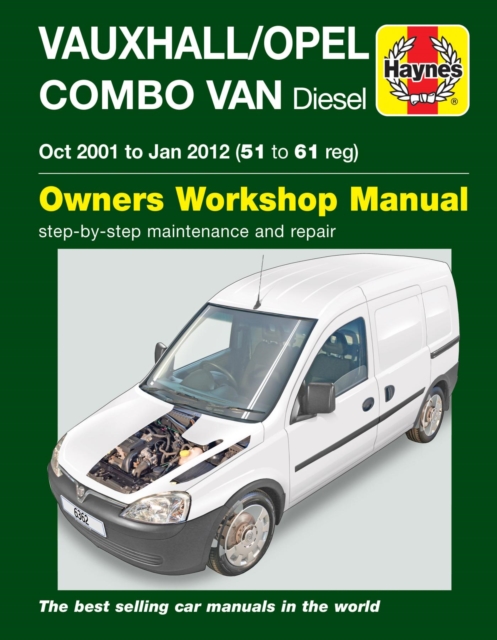 Vauxhall/Opel Combo Diesel Van (Oct 2001 to Jan 2012) 51 to 61 Haynes Repair Manual, Paperback / softback Book