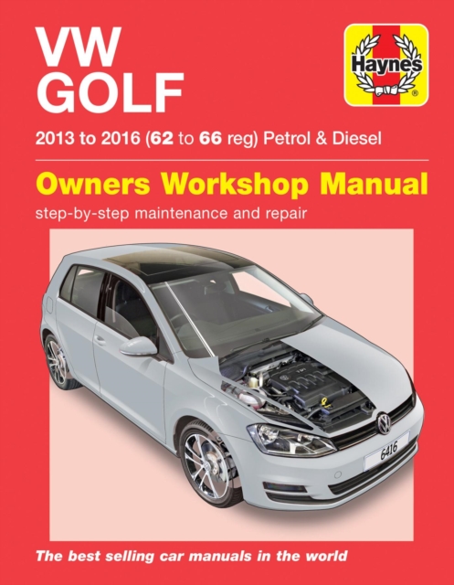 VW Golf petrol & diesel ('13-'16) 62 to 66, Paperback / softback Book