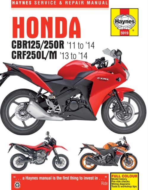Honda CBR125R, CBR250R, CBR300R, CB300F & CRF250 (11-18), Paperback / softback Book