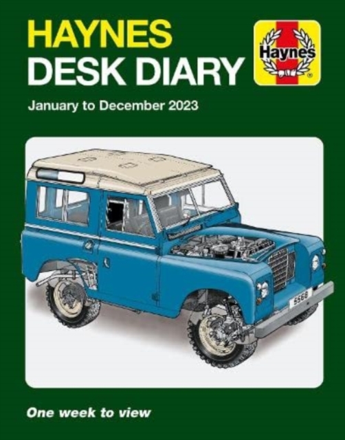 Haynes Desk Diary 2023 : January to December 2023, Hardback Book