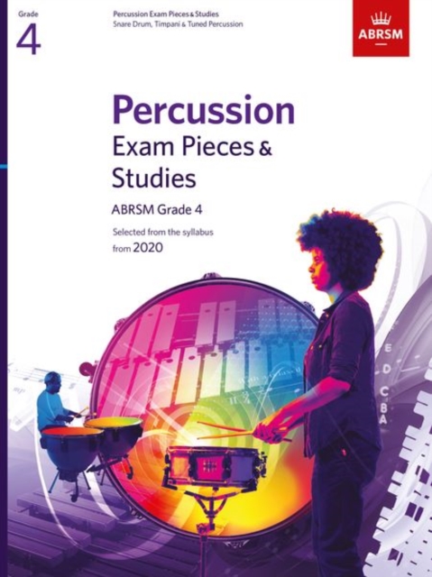 Percussion Exam Pieces & Studies, ABRSM Grade 4 : Selected from the syllabus from 2020, Sheet music Book