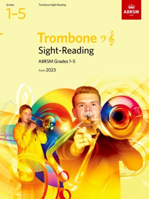 Sight-Reading for Trombone (bass clef and treble clef), ABRSM Grades 1-5, from 2023, Sheet music Book