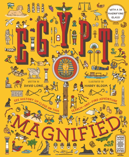 Egypt Magnified : With a 3x Magnifying Glass, Hardback Book