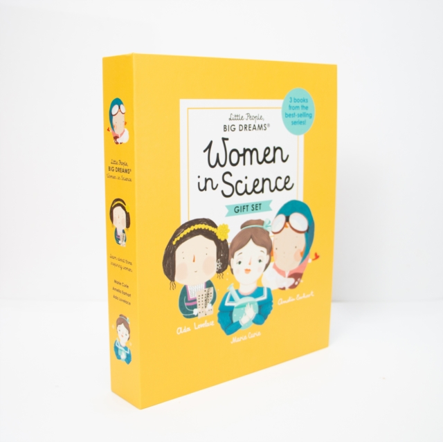 Little People, BIG DREAMS: Women in Science : 3 books from the best-selling series! Ada Lovelace - Marie Curie - Amelia Earhart, Hardback Book