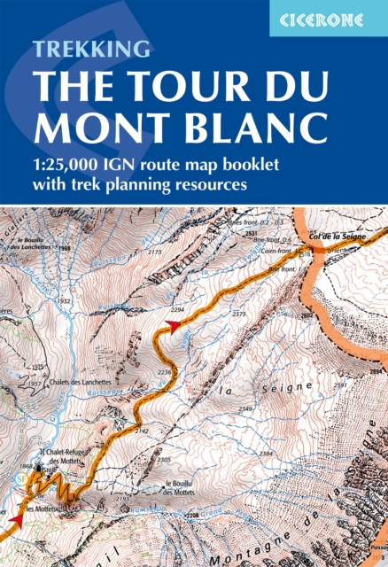 Tour du Mont Blanc Map Booklet : IGN maps and essential resources to plan your hike, Paperback / softback Book