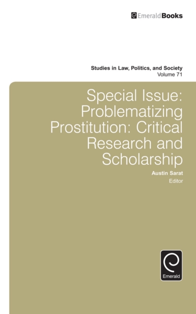 Special Issue : Problematizing Prostitution: Critical Research and Scholarship, EPUB eBook