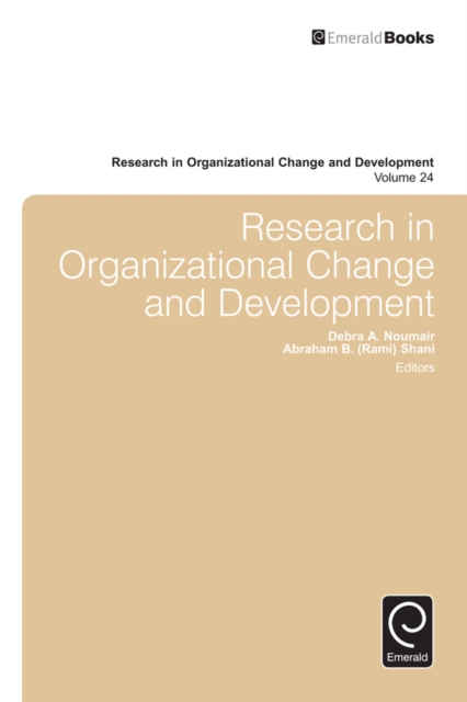 Research in Organizational Change and Development, EPUB eBook