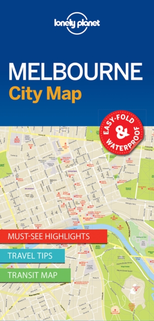 Lonely Planet Melbourne City Map, Sheet map, folded Book
