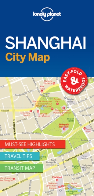 Lonely Planet Shanghai City Map, Sheet map, folded Book