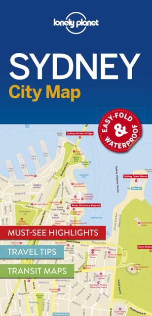 Lonely Planet Sydney City Map, Sheet map, folded Book