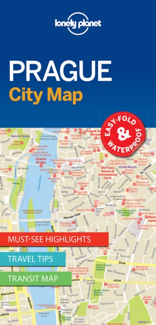 Lonely Planet Prague City Map, Sheet map, folded Book