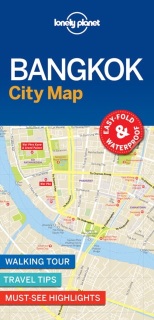 Lonely Planet Bangkok City Map, Sheet map, folded Book