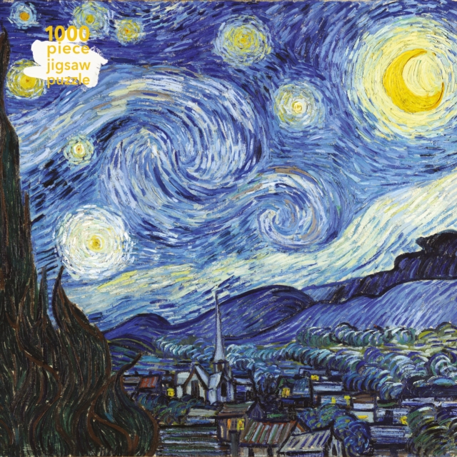 Adult Jigsaw Puzzle Vincent van Gogh: The Starry Night : 1000-Piece Jigsaw Puzzles, Jigsaw Book