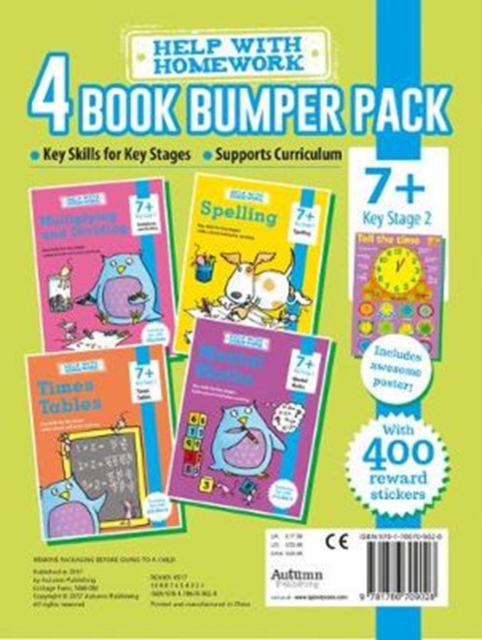 7+ Pack - Maths, Multiplying and Dividing, Spelling & Times Tables, Paperback / softback Book