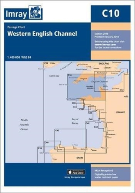 Imray Chart C10 : Western English Channel Passage Chart, Paperback / softback Book