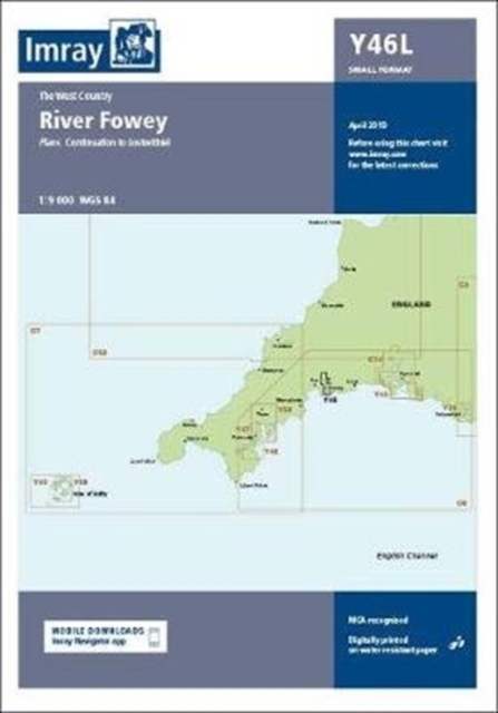 Imray Chart Y46 River Fowey Laminated : Laminated Y46 River Fowey (Small Format), Sheet map, flat Book