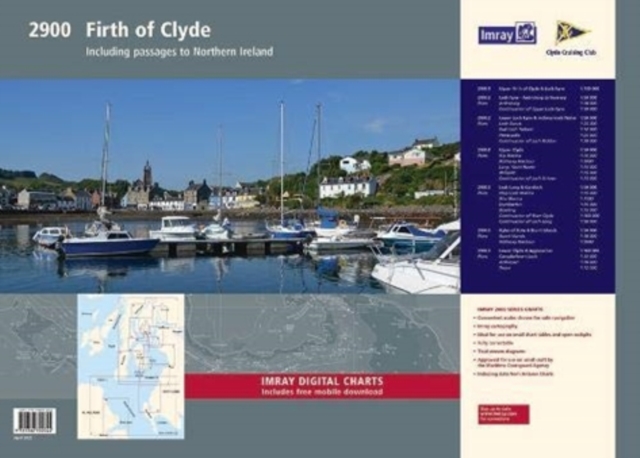 Imray Chart Pack 2900 Firth of Clyde Chart Pack : Firth of Clyde Includes passages to Northern Ireland, Sheet map, flat Book