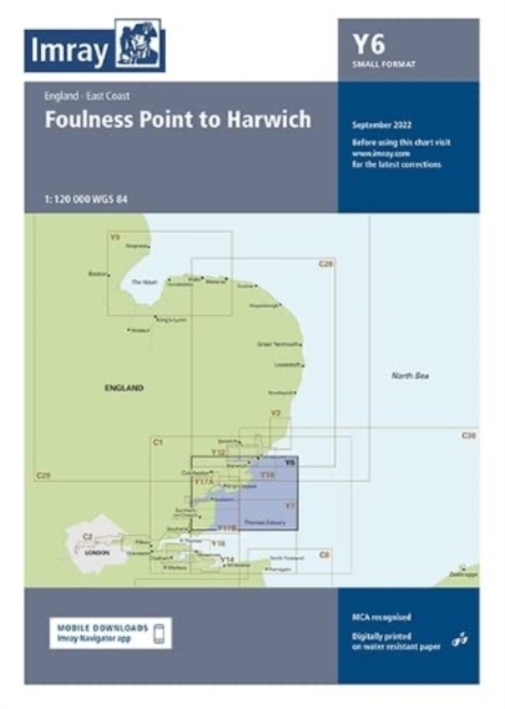 Imray Chart Y6 : Suffolk and Essex Coasts, Paperback / softback Book