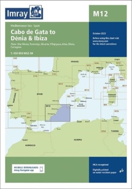M12 : Cabo de Gata to Denia and Ibiza, Fold-out book or chart Book