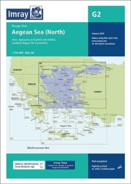 G2 Aegean Sea (North) : Passage Chart, Fold-out book or chart Book