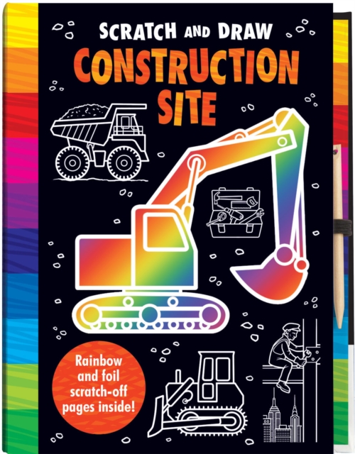 Scratch and Draw : Construction Site, Hardback Book