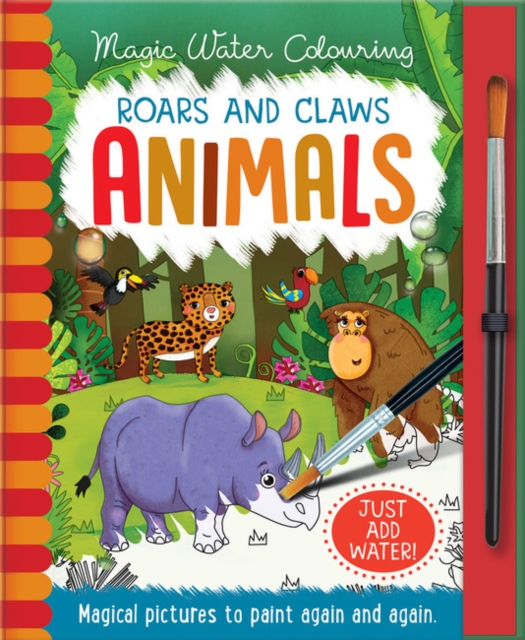 Roars and Claws - Animals, Mess Free Activity Book, Hardback Book