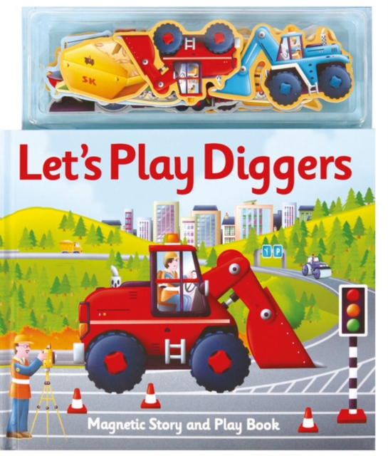 Magnetic Let's Play Diggers, Board book Book