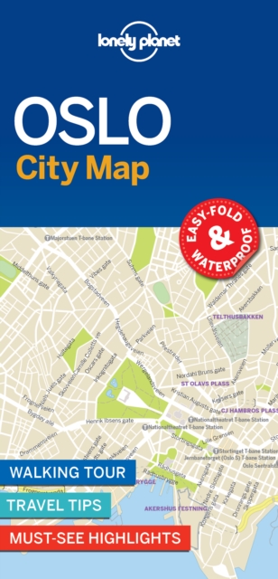 Lonely Planet Oslo City Map, Sheet map, folded Book
