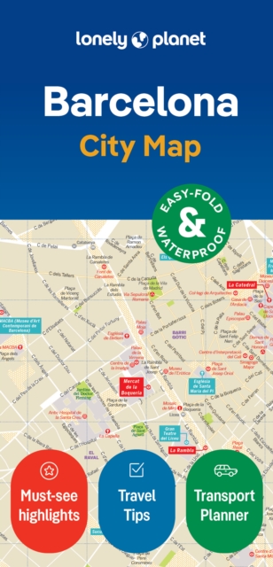 Lonely Planet Barcelona City Map, Sheet map, folded Book