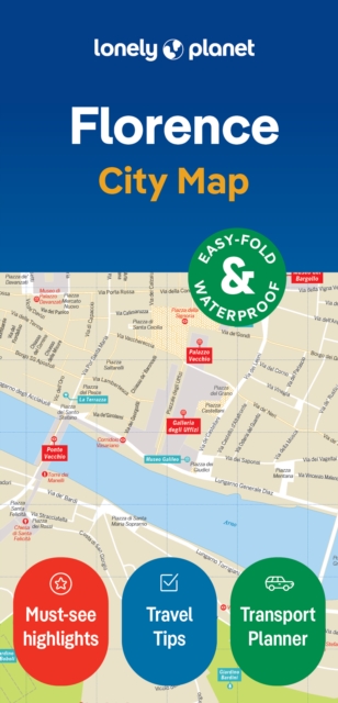 Lonely Planet Florence City Map, Sheet map, folded Book